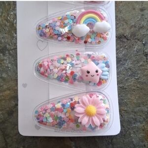 5 Hair Clips With Cute Charms